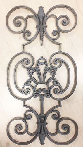Balustrade, utsmykket rekkverk i støpejern - Thumbnail 2