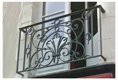 Balustrade, utsmykket rekkverk i støpejern - Thumbnail 3