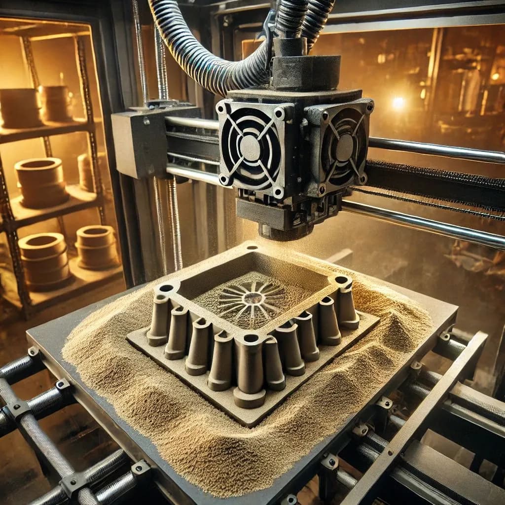 3D-støperi Stoperi Lillefugl – additiv sandprinting og prototyping