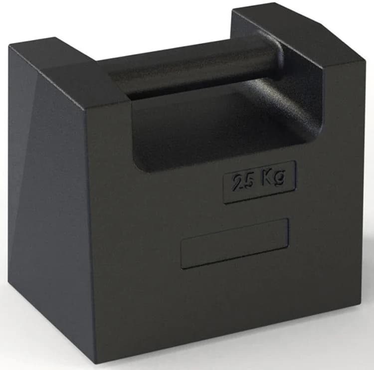 Vektskive på 25 KG