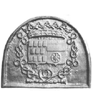 Våpen til markisen av Lavardin og Marguerite de Rostaing