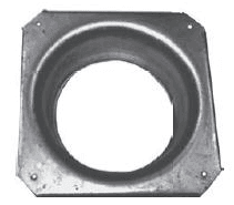 Aluminiumhus for firkantet ventilator