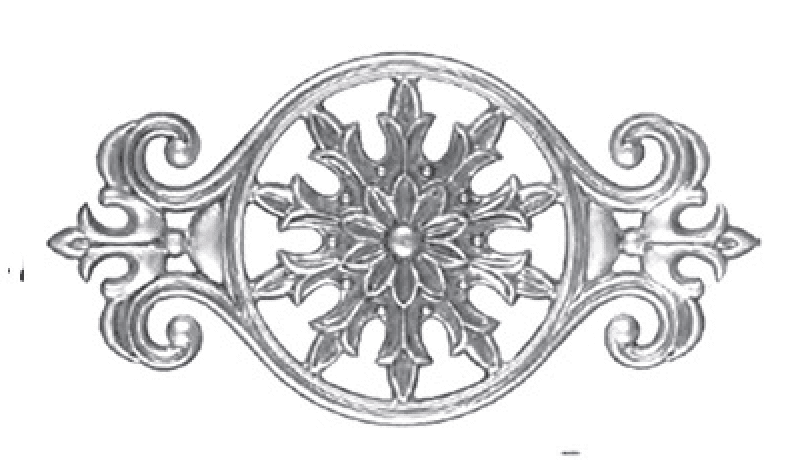 Palmette støpejern 147