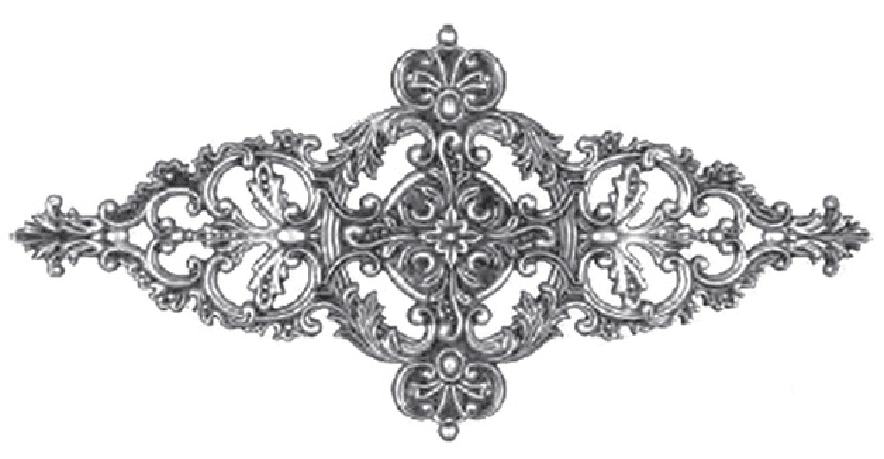 Palmette støpejern 165